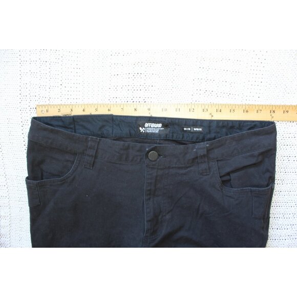Off The Grid Trailblazer Taper Fit Men's Black Pants size 36X36 cotton Canvas - Picture 3 of 7